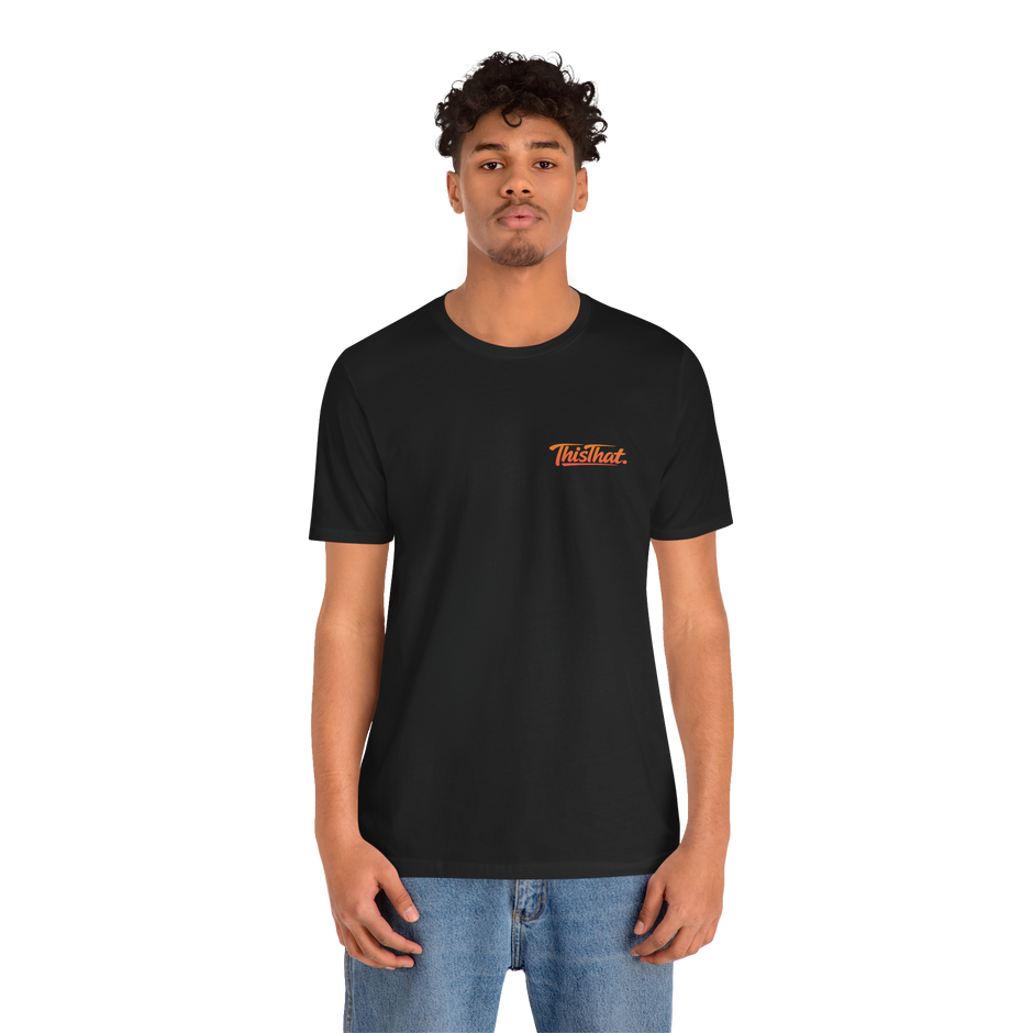 ThisThat. Essential Tee - Black/Orange