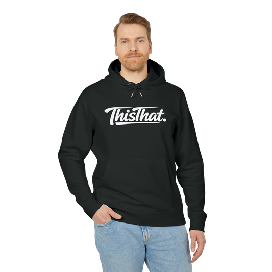 ThisThat. Heavyweight Hoodie - Black/White