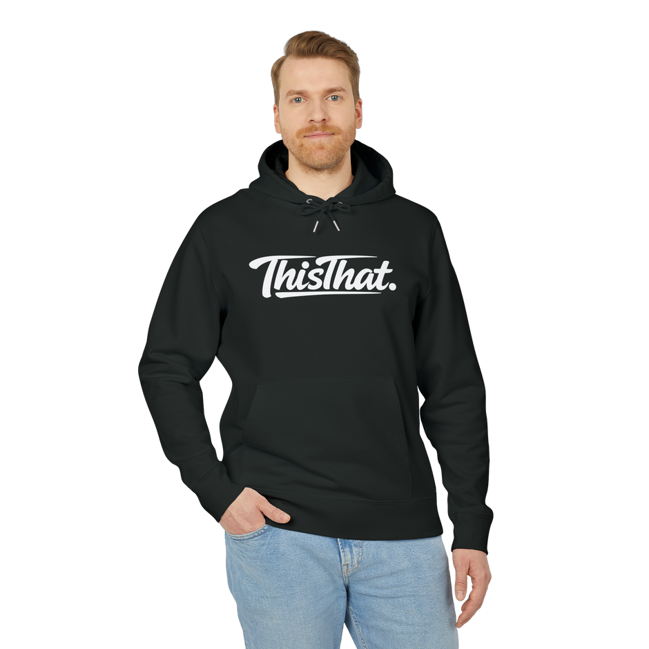 ThisThat. Heavyweight Hoodie - Black/White