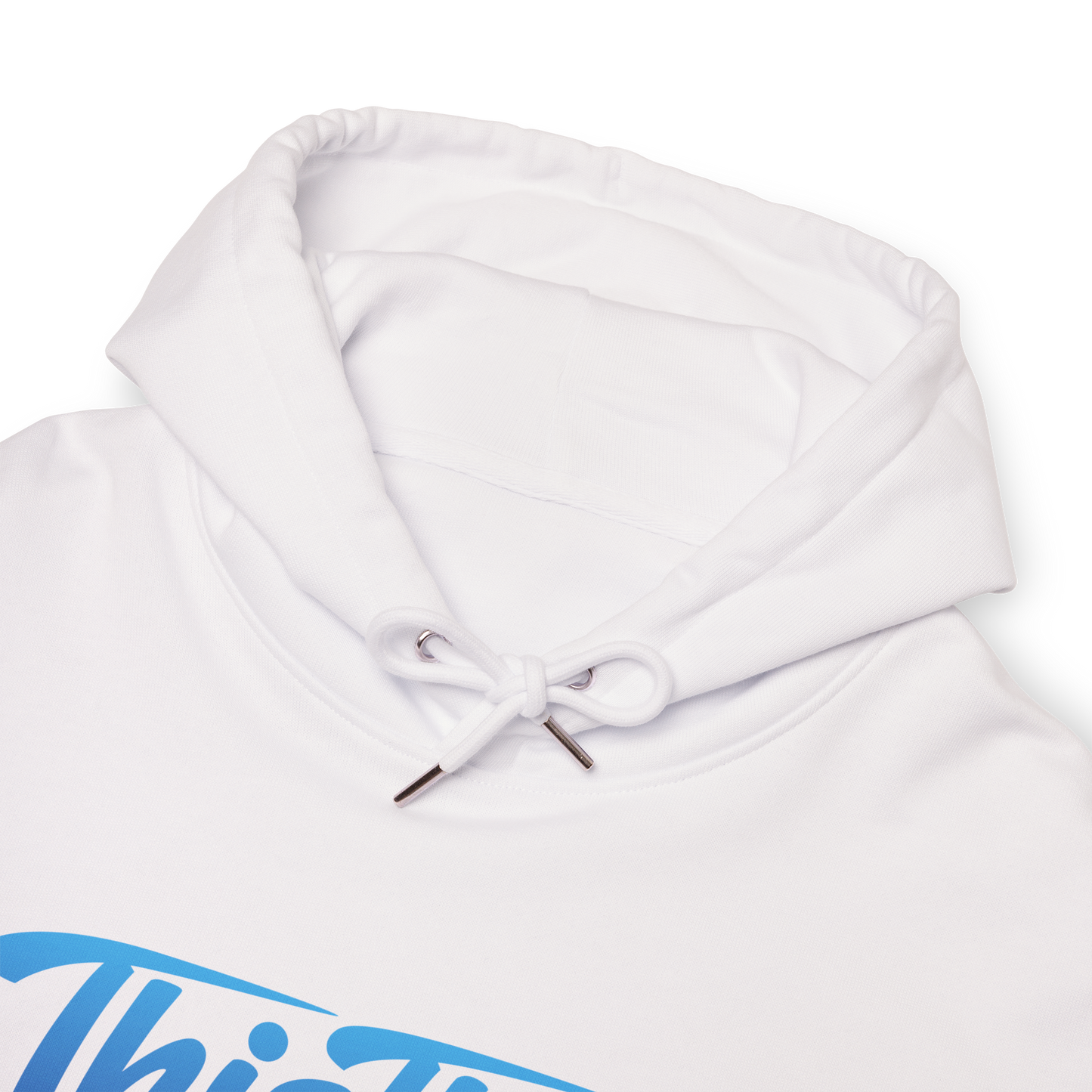 ThisThat. Heavyweight Hoodie - Off-White/Blue