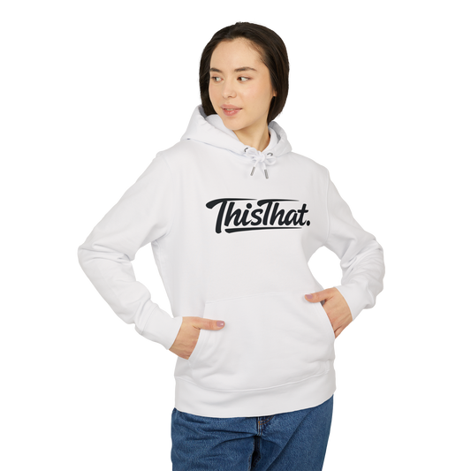 ThisThat. Heavyweight Hoodie - Off-White/Black