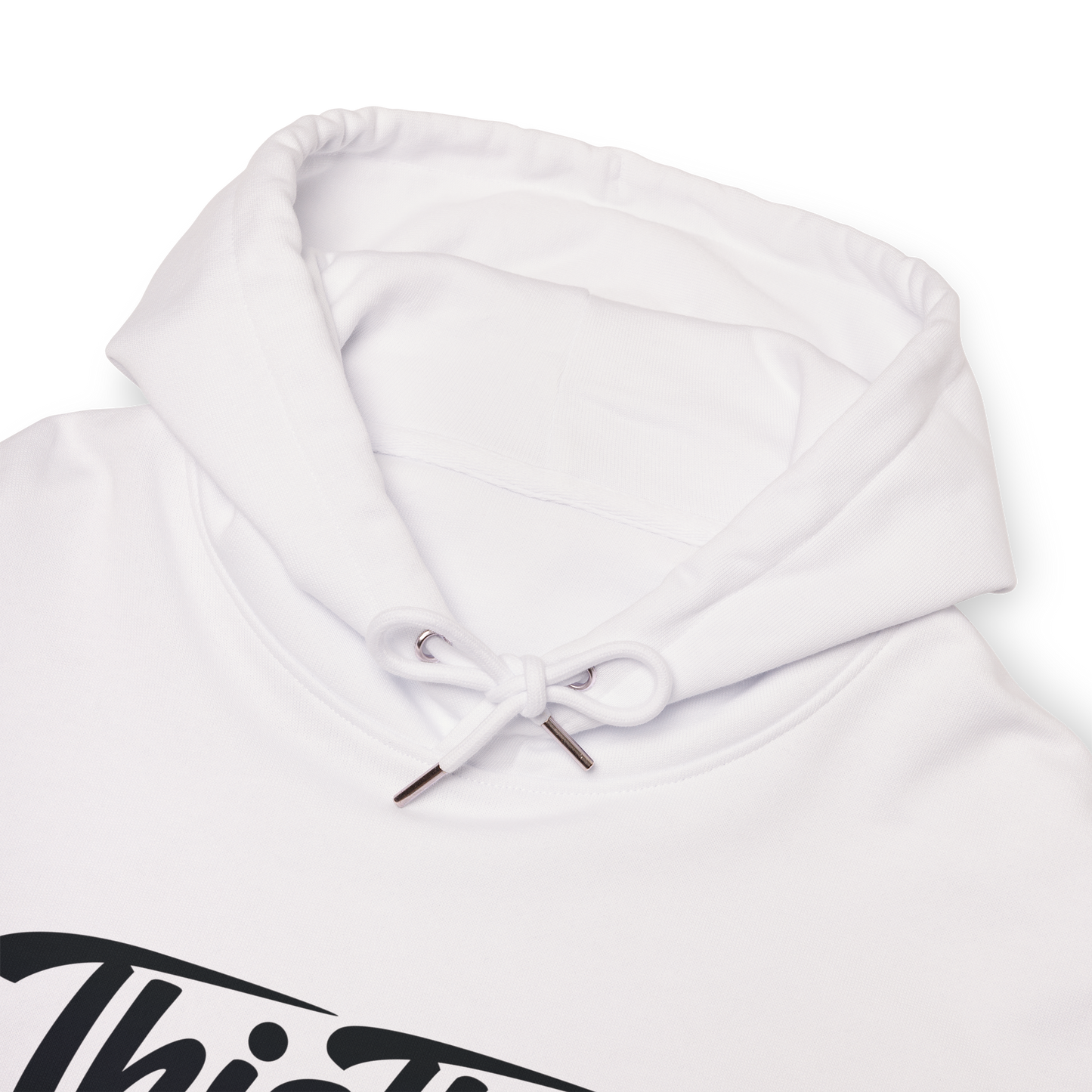 ThisThat. Heavyweight Hoodie - Off-White/Black