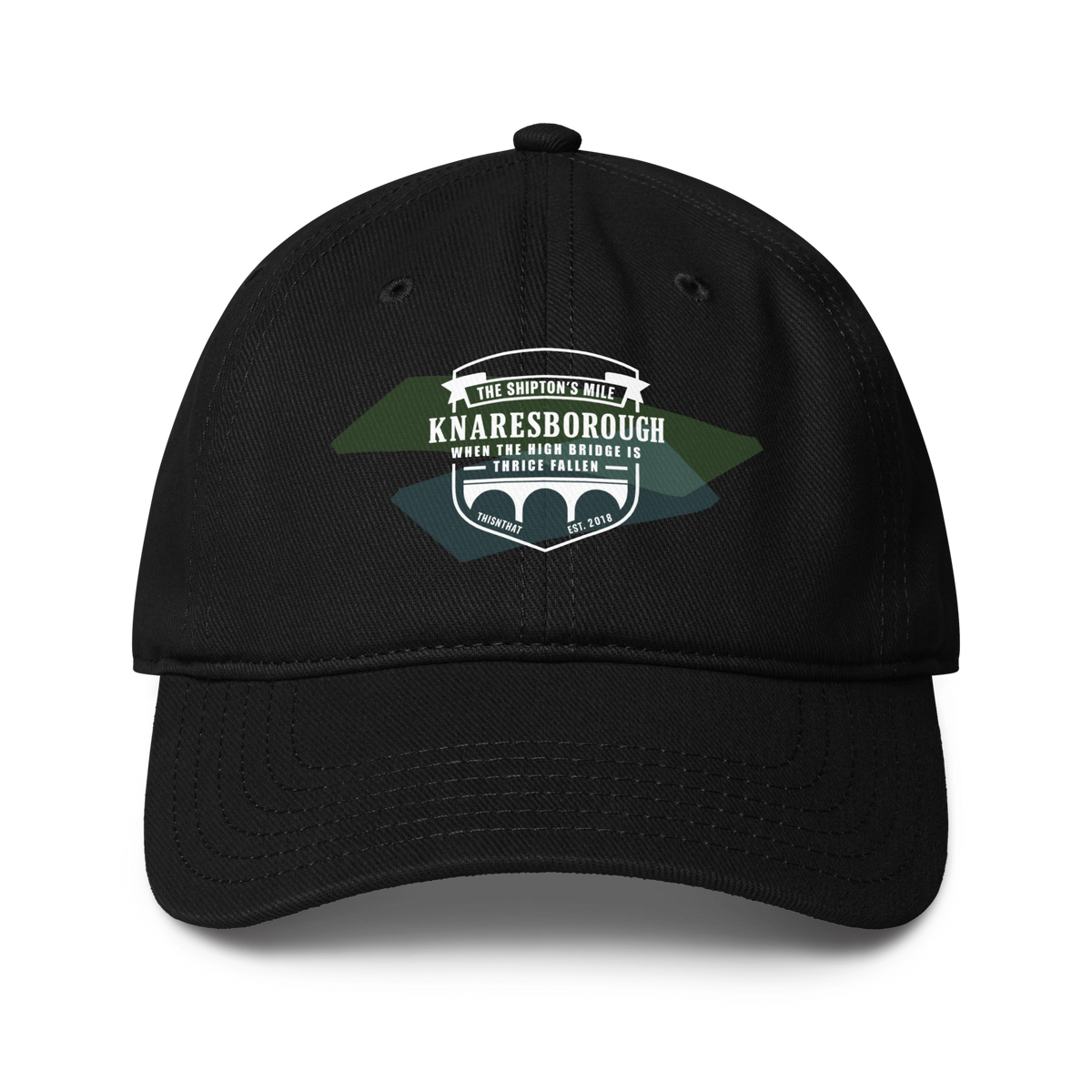 The Shipton's Mile. Low-Profile Cap - Black