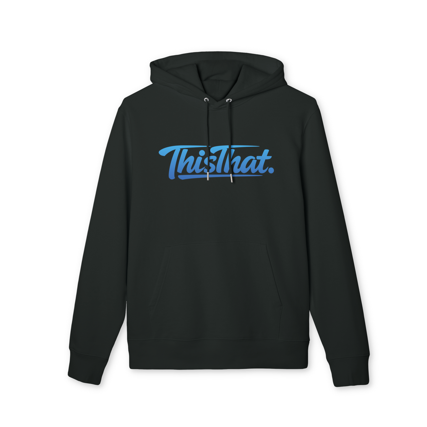 ThisThat. Heavyweight Hoodie - Black/Blue