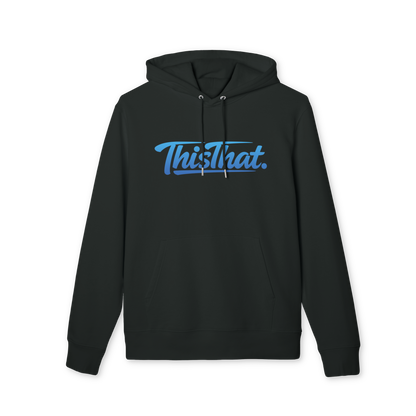 ThisThat. Heavyweight Hoodie - Black/Blue