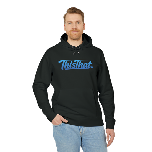 ThisThat. Heavyweight Hoodie - Black/Blue
