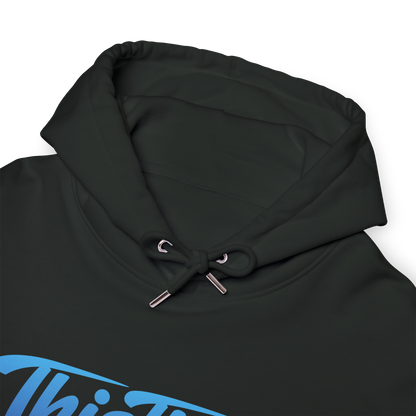 ThisThat. Heavyweight Hoodie - Black/Blue