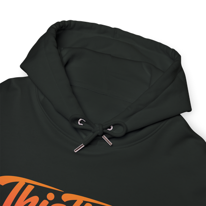 ThisThat. Heavyweight Hoodie - Black/Orange