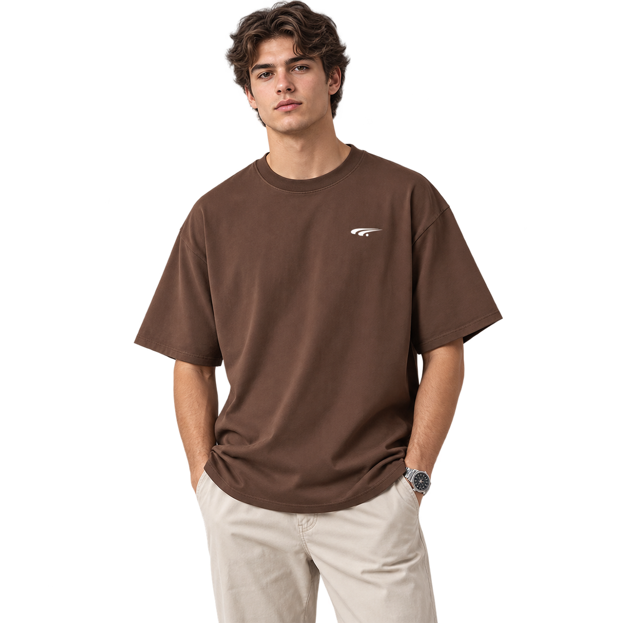 Signature Tee - Essential Cotton - Coffee