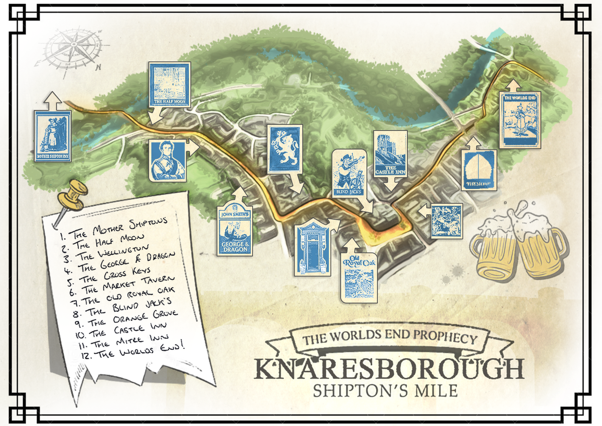 Twelve pubs. One mile. Countless stories.