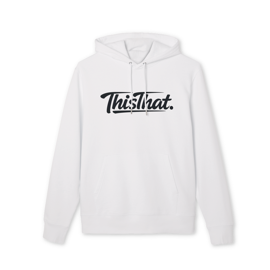 ThisThat. Heavyweight Hoodie - Off-White/Black